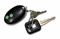 Car key with remote