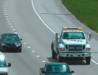 Tow Truck on highway